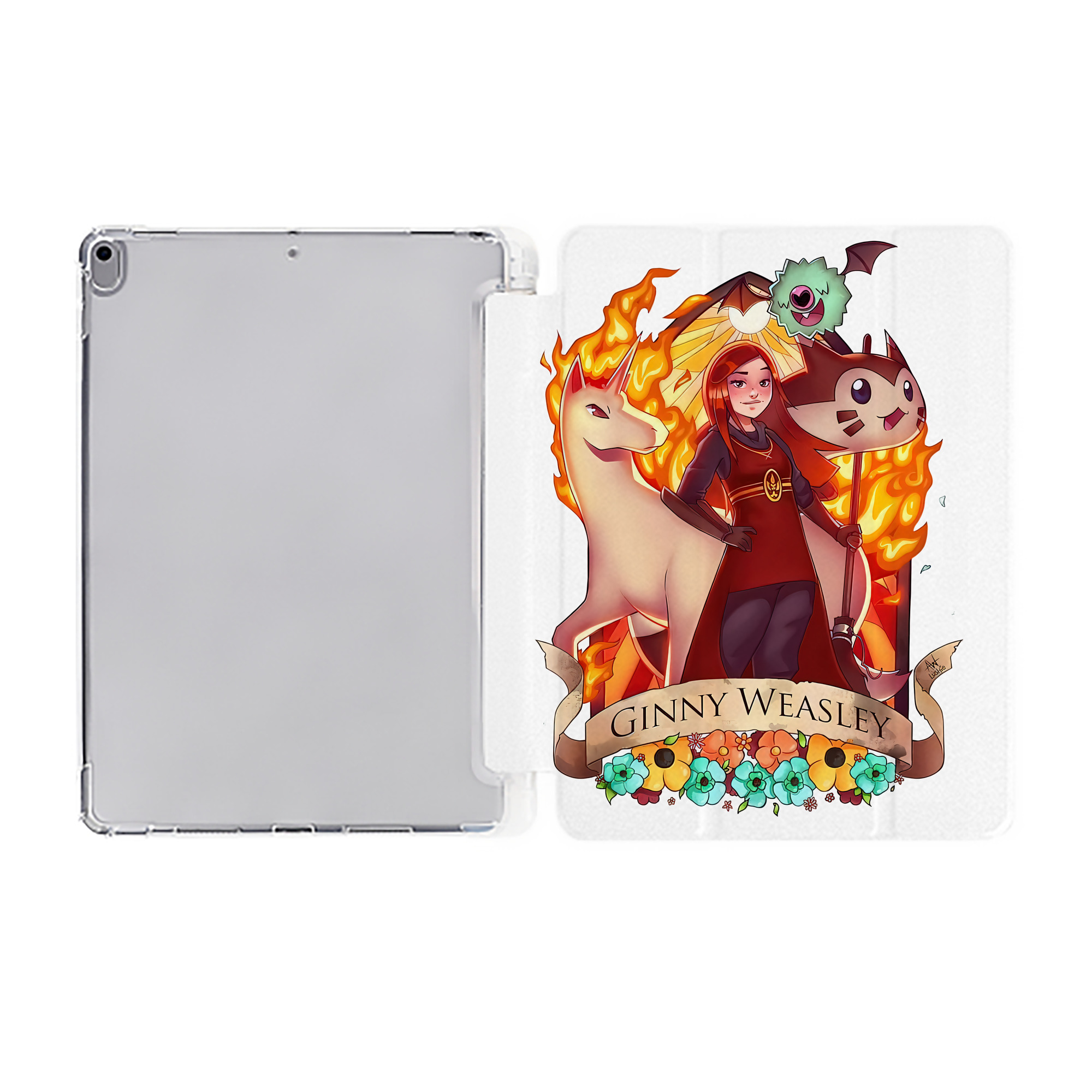 （画像用） Harry Potter ハリー・ポッターシリーズ IPad ケース ペン収納付き 三つ折りスタンド PUレザー×シリコン 対応機種9.5/10.5/10.9インチ